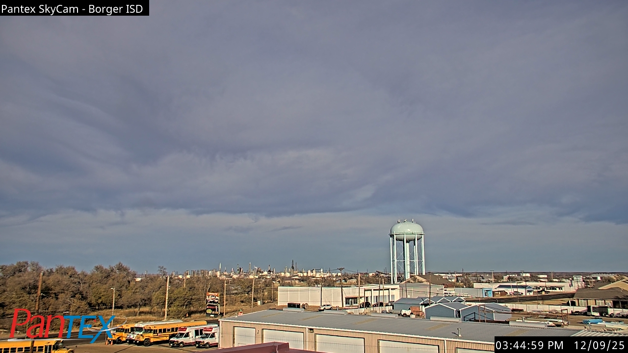 Thumbnail for current weather camera view from Borger ISD in Borger, Texas