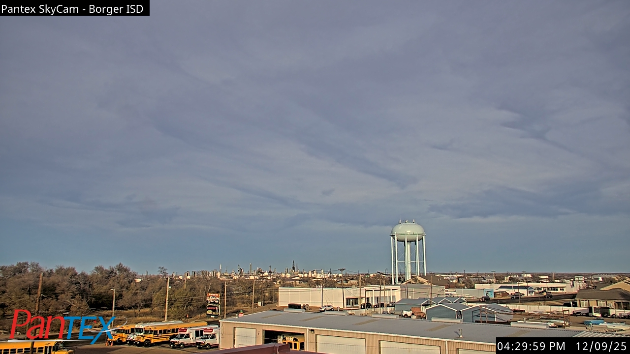 Thumbnail for current weather camera view from Borger ISD in Borger, Texas