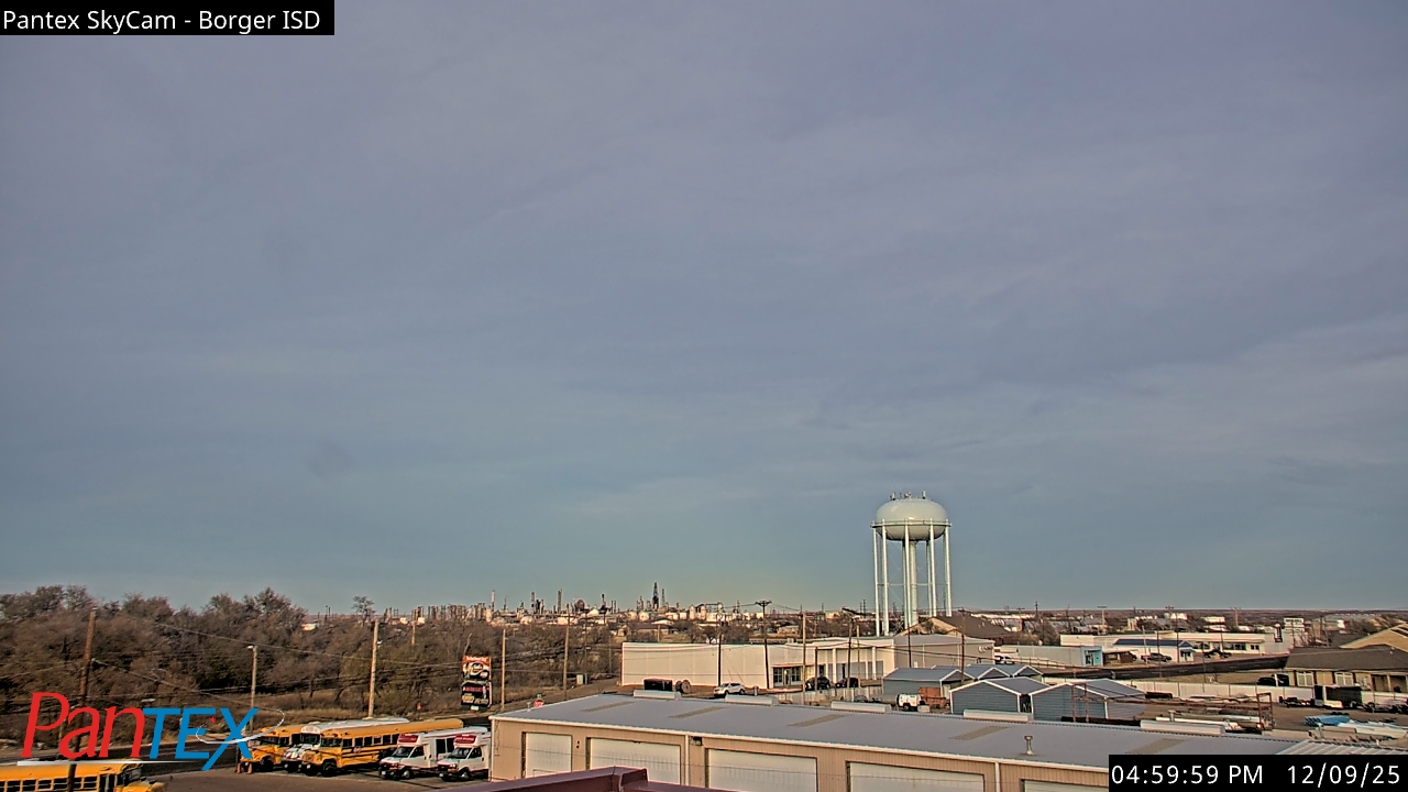 Thumbnail for current weather camera view from Borger ISD in Borger, Texas