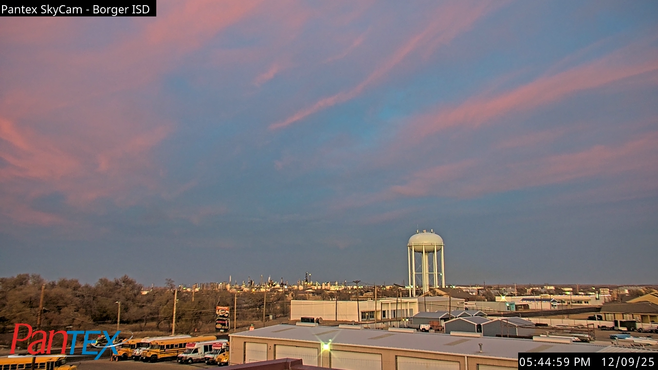 Thumbnail for current weather camera view from Borger ISD in Borger, Texas