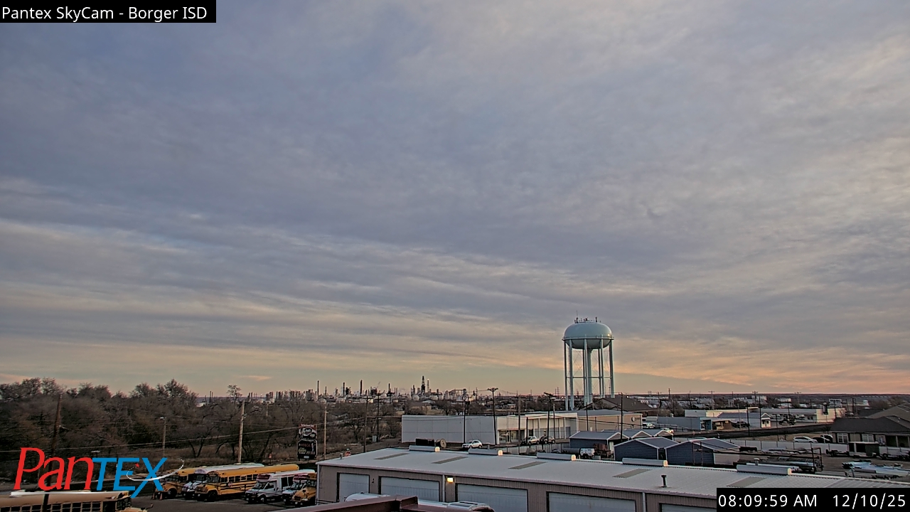 Thumbnail for current weather camera view from Borger ISD in Borger, Texas