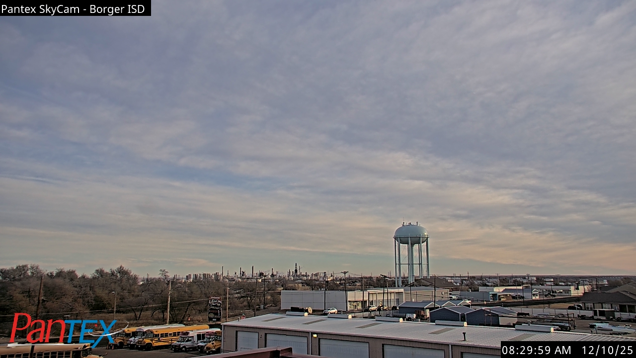 Thumbnail for current weather camera view from Borger ISD in Borger, Texas