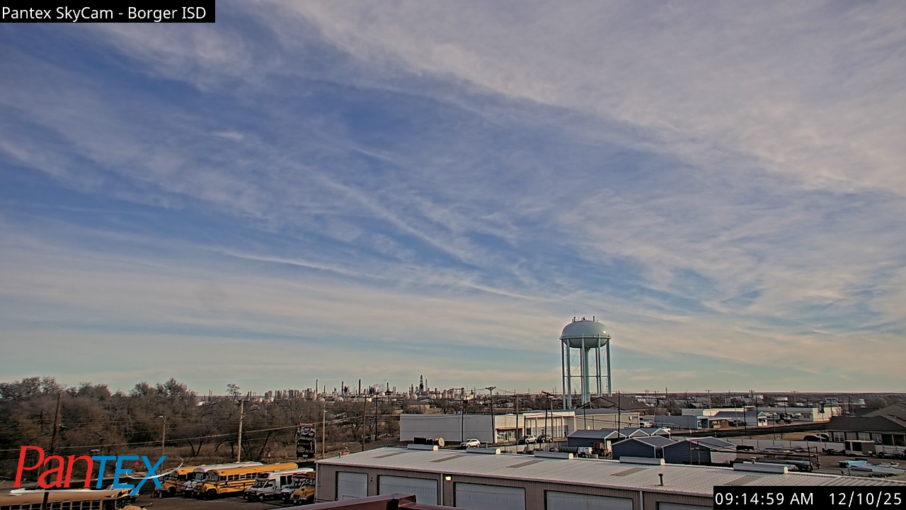 Thumbnail for current weather camera view from Borger ISD in Borger, Texas