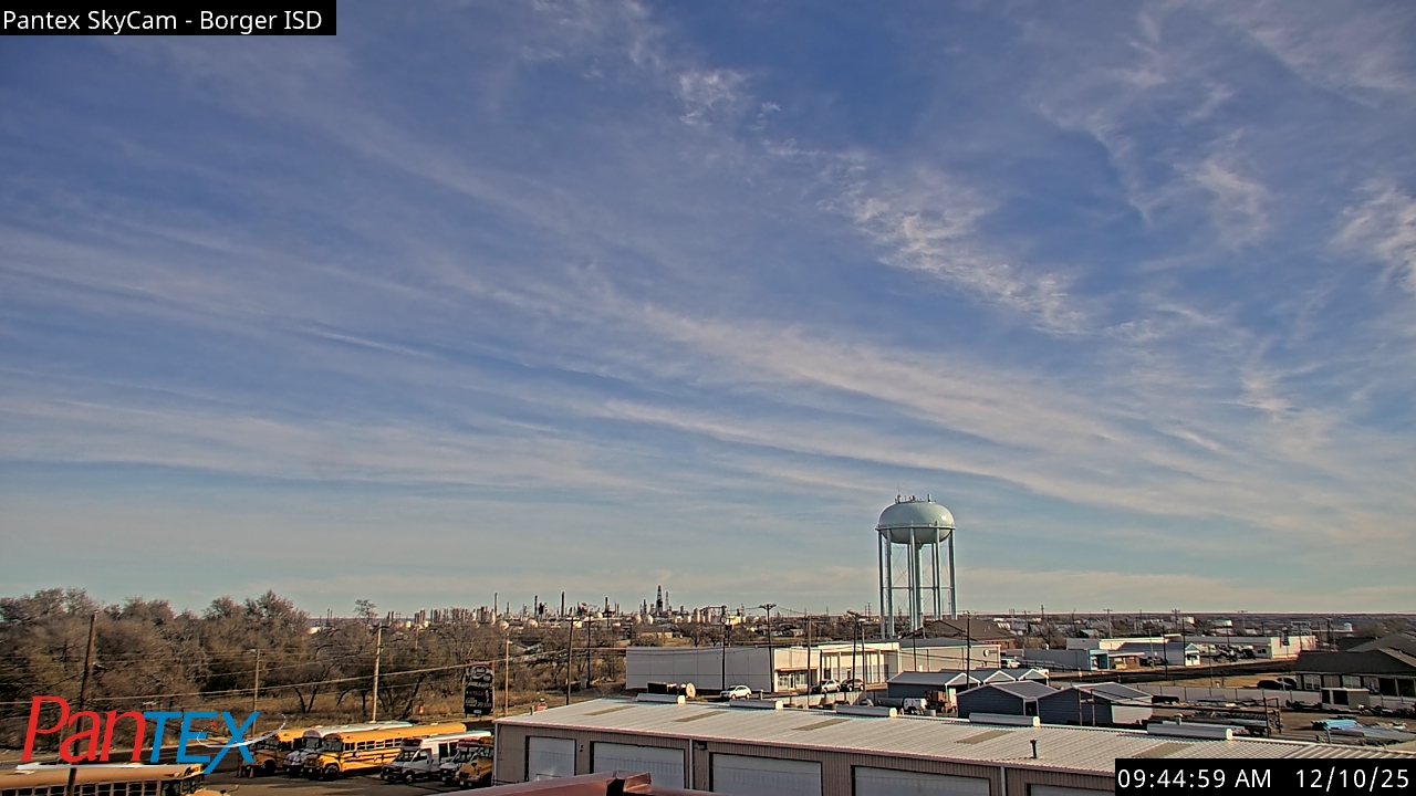 Thumbnail for current weather camera view from Borger ISD in Borger, Texas