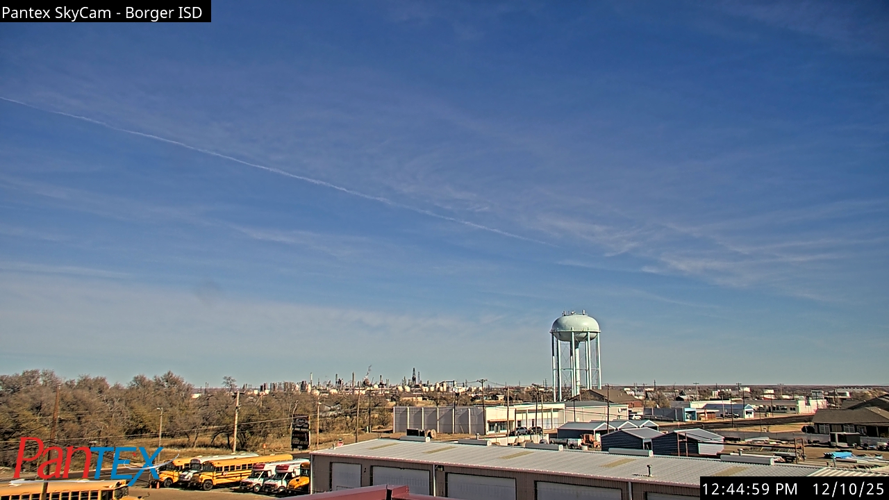 Thumbnail for current weather camera view from Borger ISD in Borger, Texas