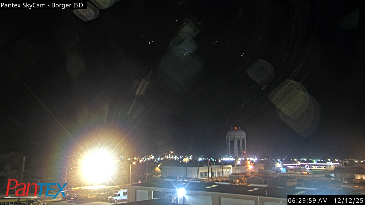 Thumbnail for current weather camera view from Borger ISD in Borger, Texas