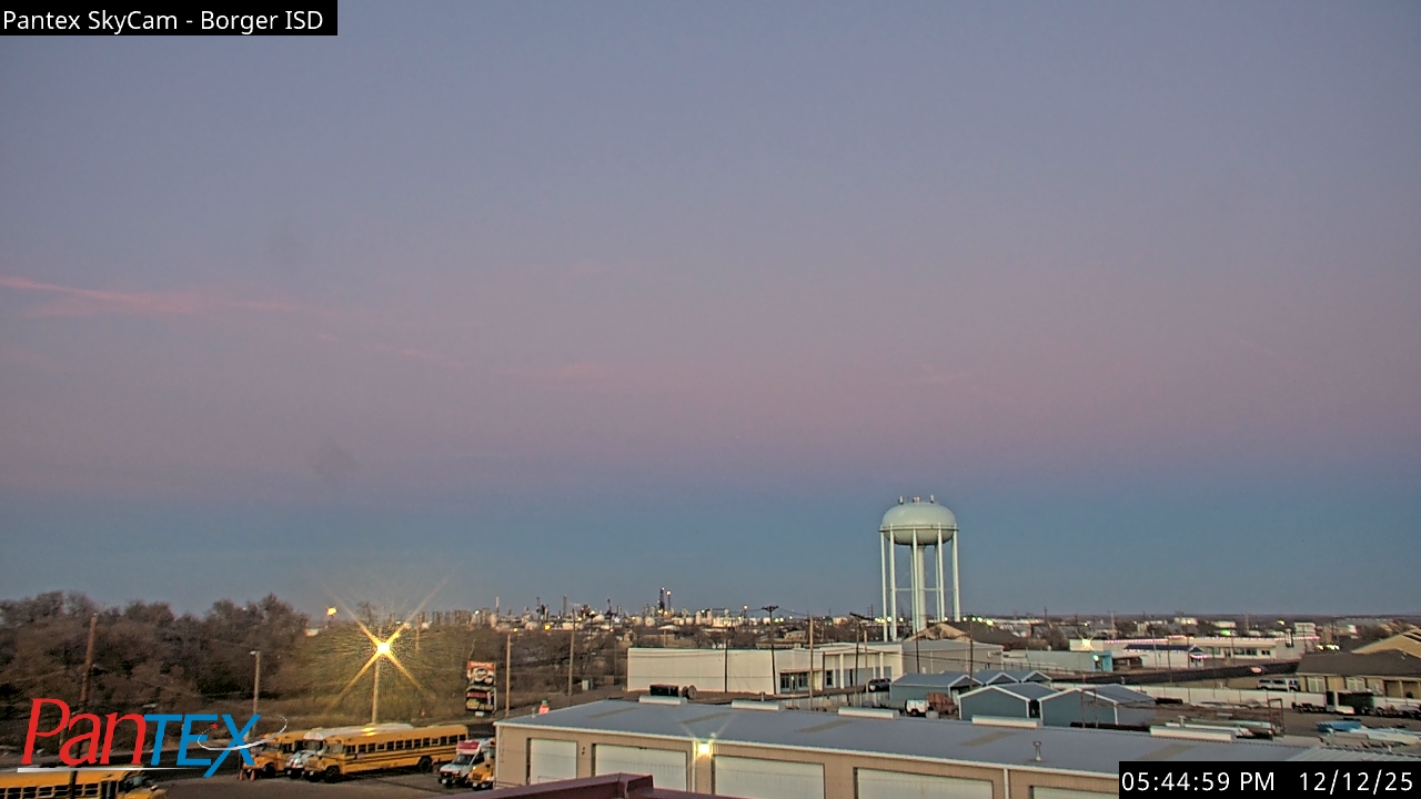 Thumbnail for current weather camera view from Borger ISD in Borger, Texas