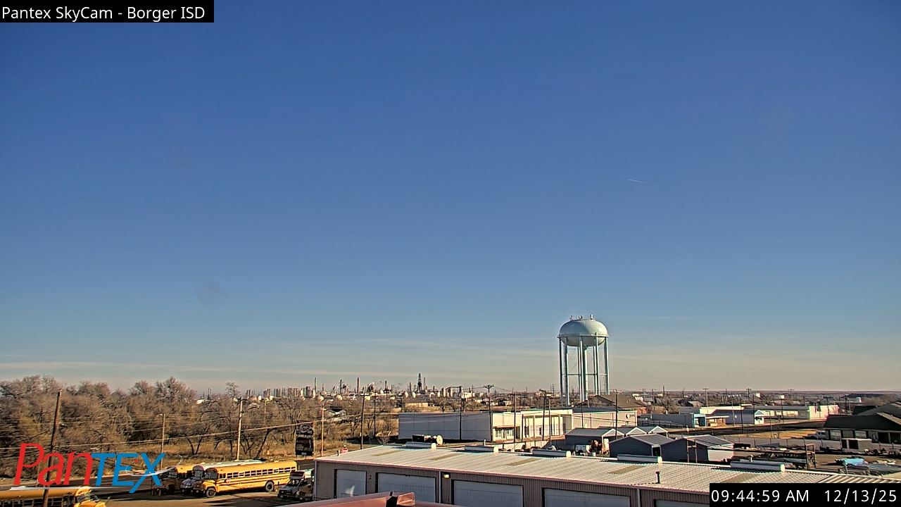 Thumbnail for current weather camera view from Borger ISD in Borger, Texas