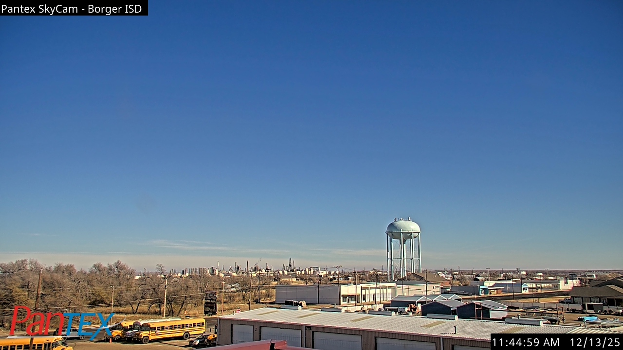 Thumbnail for current weather camera view from Borger ISD in Borger, Texas