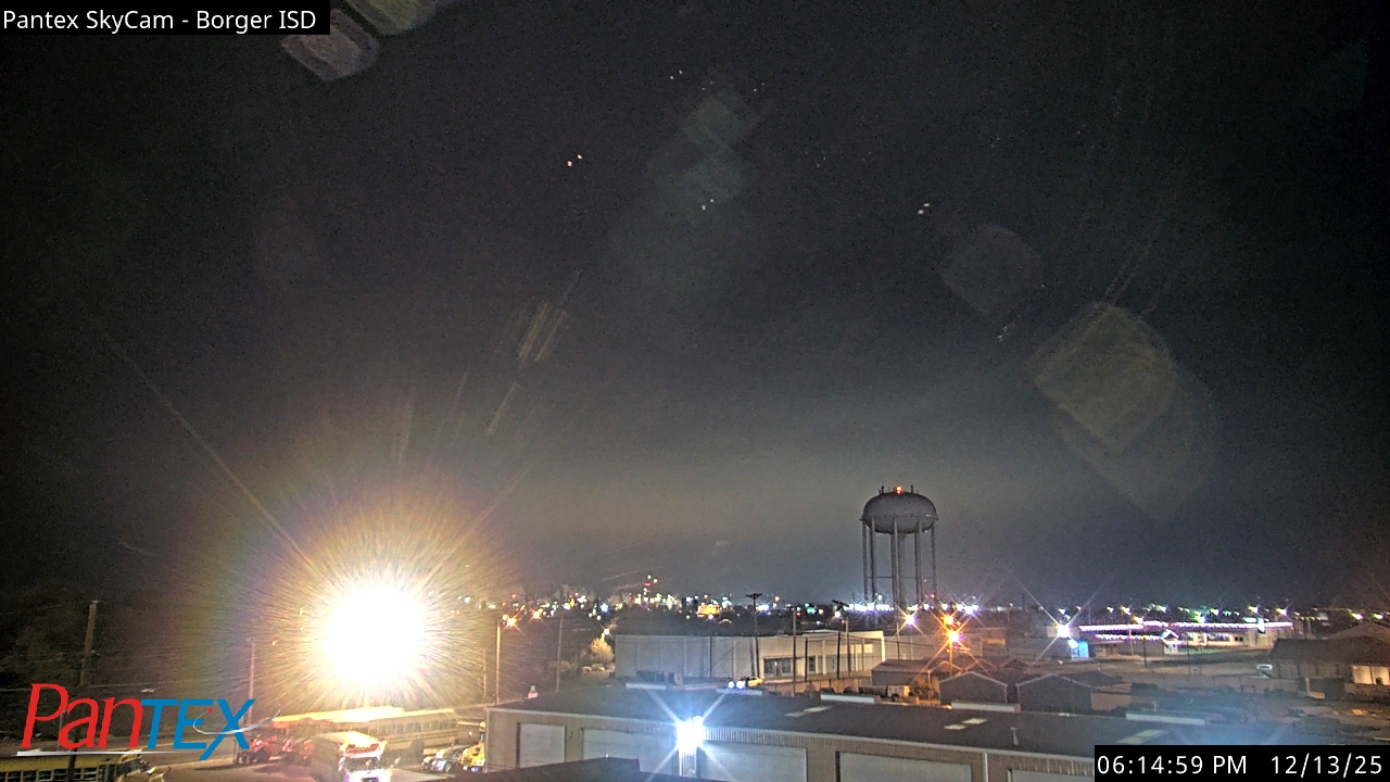 Thumbnail for current weather camera view from Borger ISD in Borger, Texas