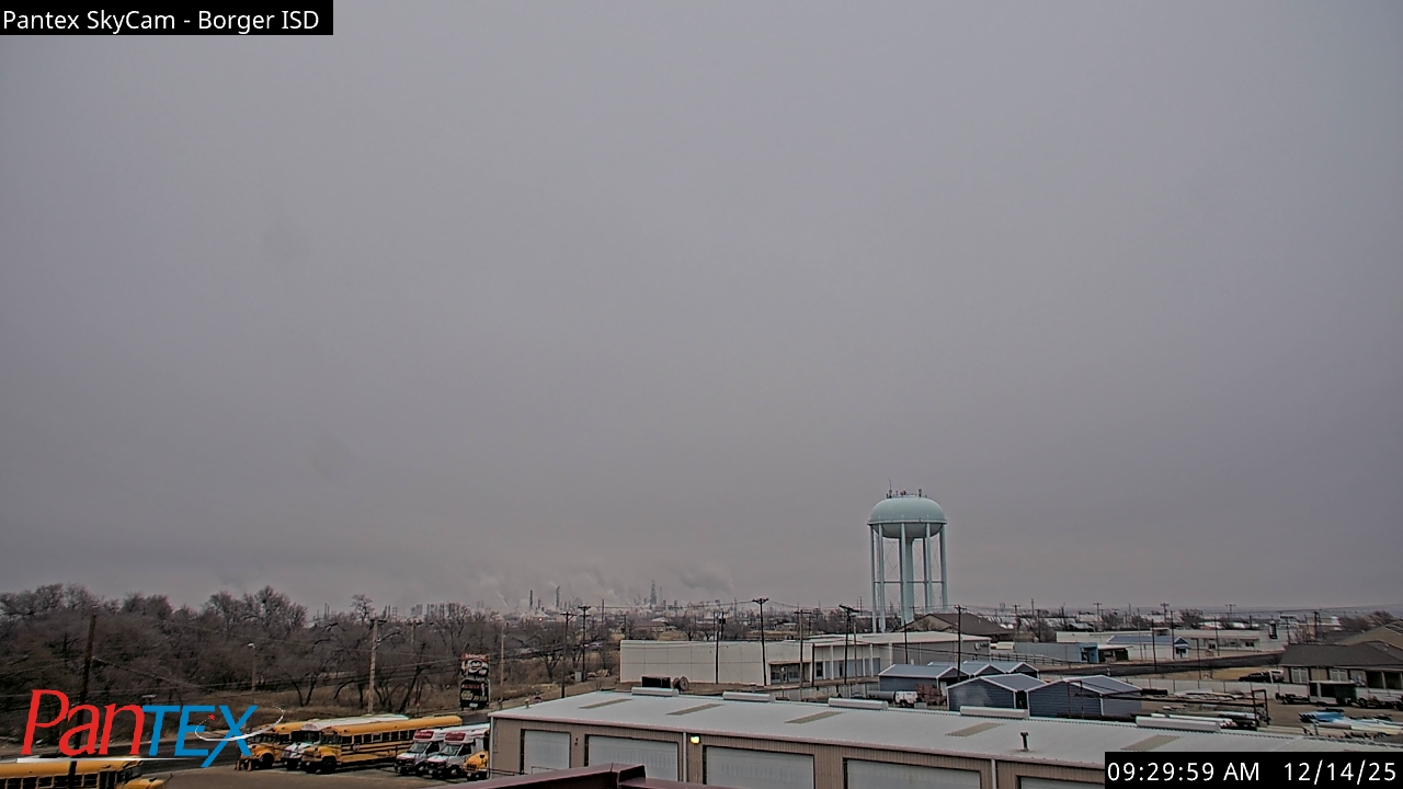 Thumbnail for current weather camera view from Borger ISD in Borger, Texas