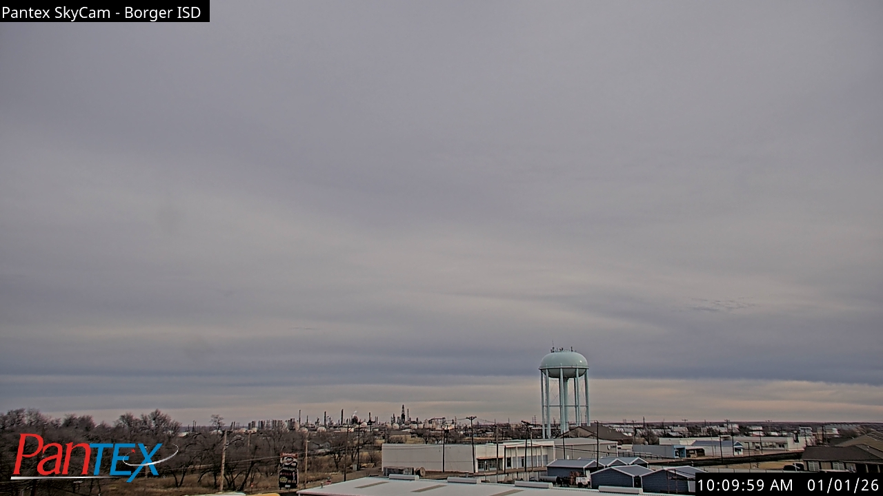 Thumbnail for current weather camera view from Borger ISD in Borger, Texas