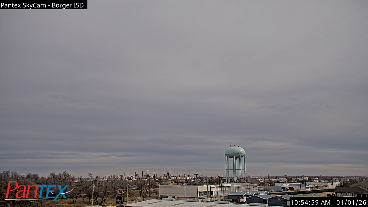 Thumbnail for current weather camera view from Borger ISD in Borger, Texas