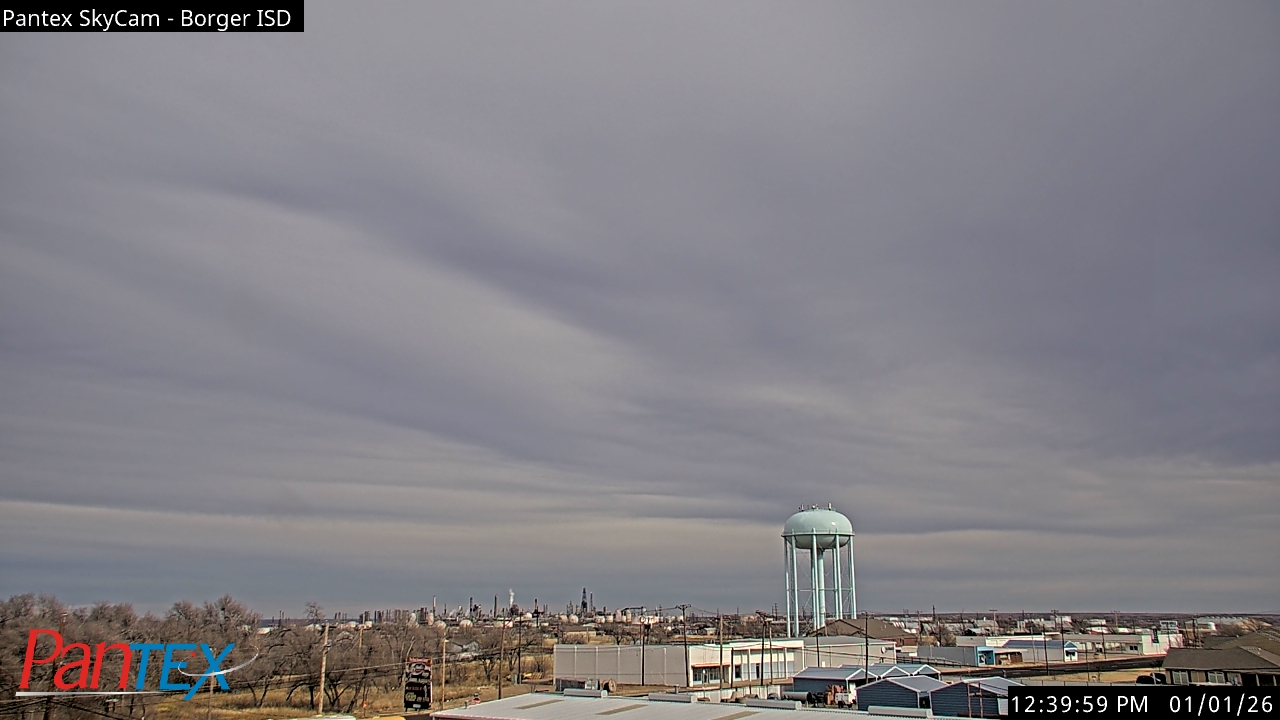 Thumbnail for current weather camera view from Borger ISD in Borger, Texas