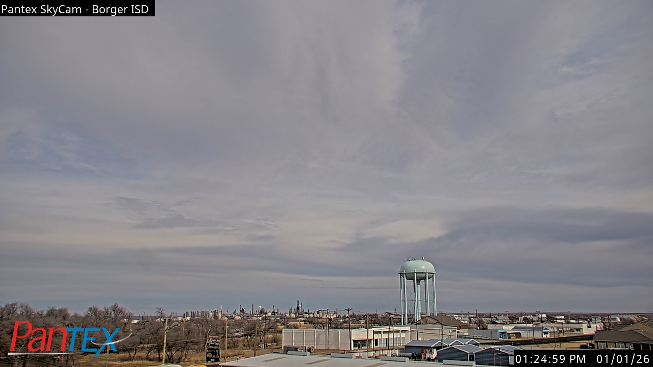 Thumbnail for current weather camera view from Borger ISD in Borger, Texas