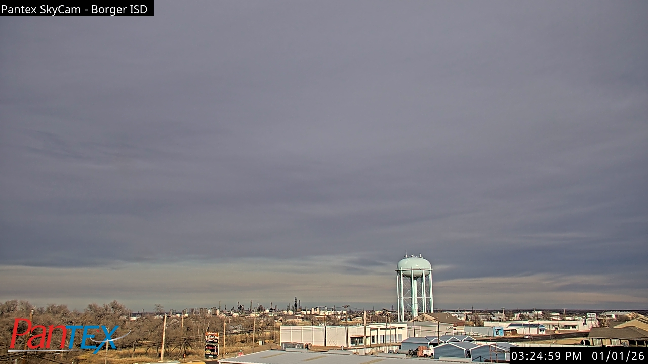Thumbnail for current weather camera view from Borger ISD in Borger, Texas