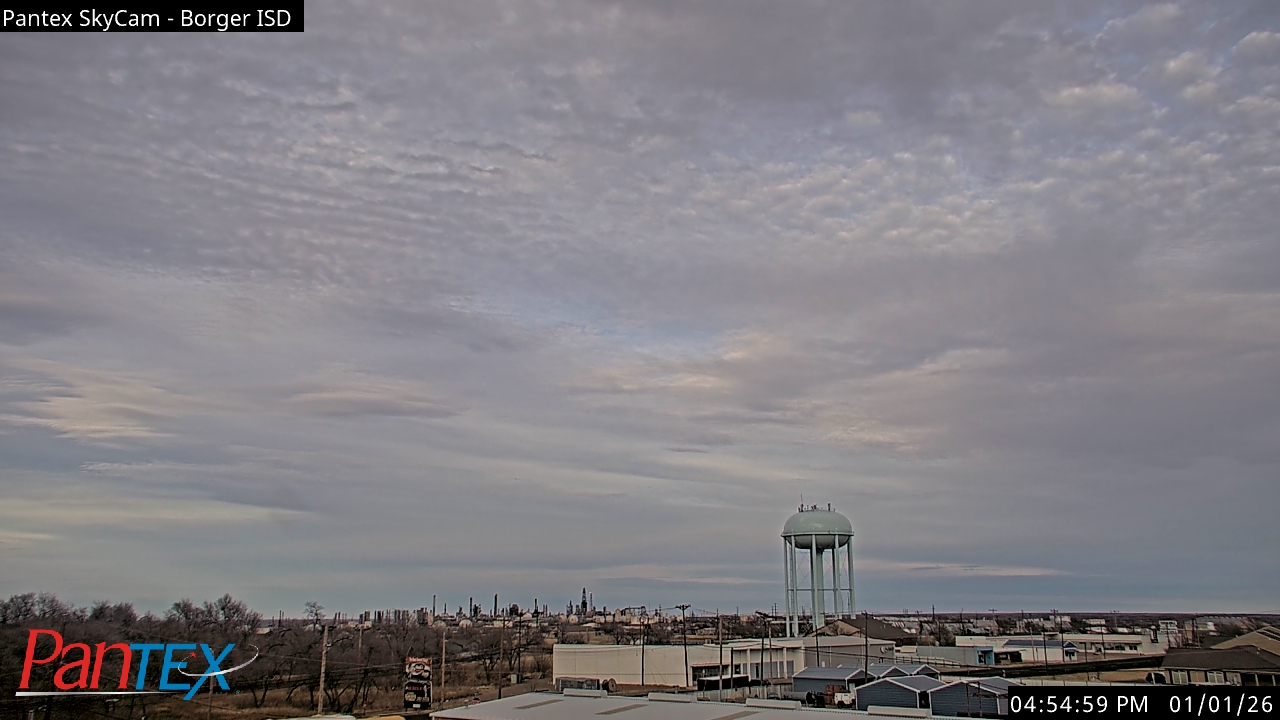 Thumbnail for current weather camera view from Borger ISD in Borger, Texas