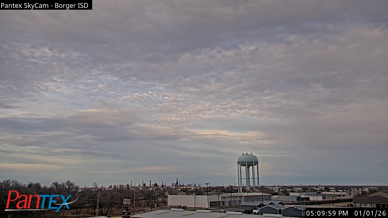 Thumbnail for current weather camera view from Borger ISD in Borger, Texas