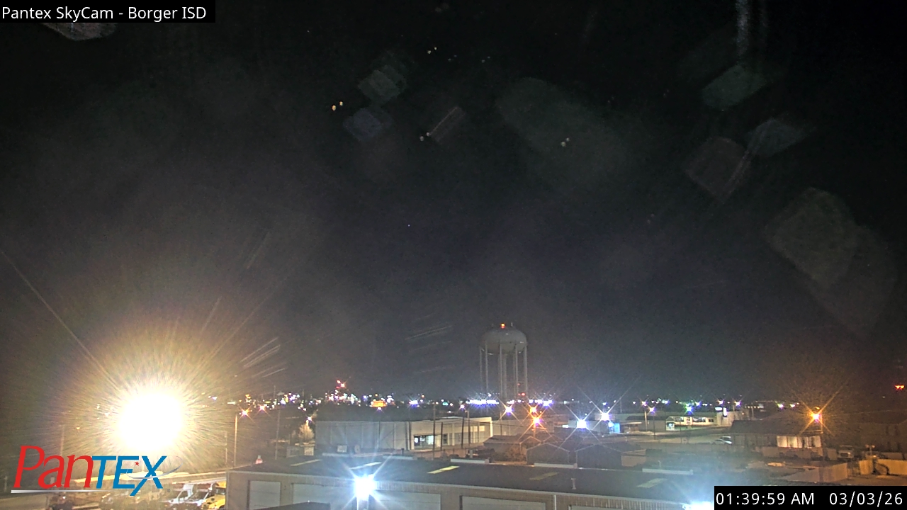 Thumbnail for current weather camera view from Borger ISD in Borger, Texas