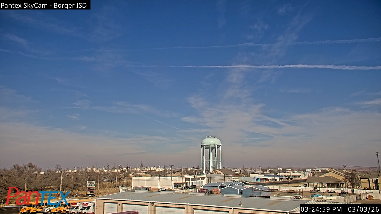 Thumbnail for current weather camera view from Borger ISD in Borger, Texas