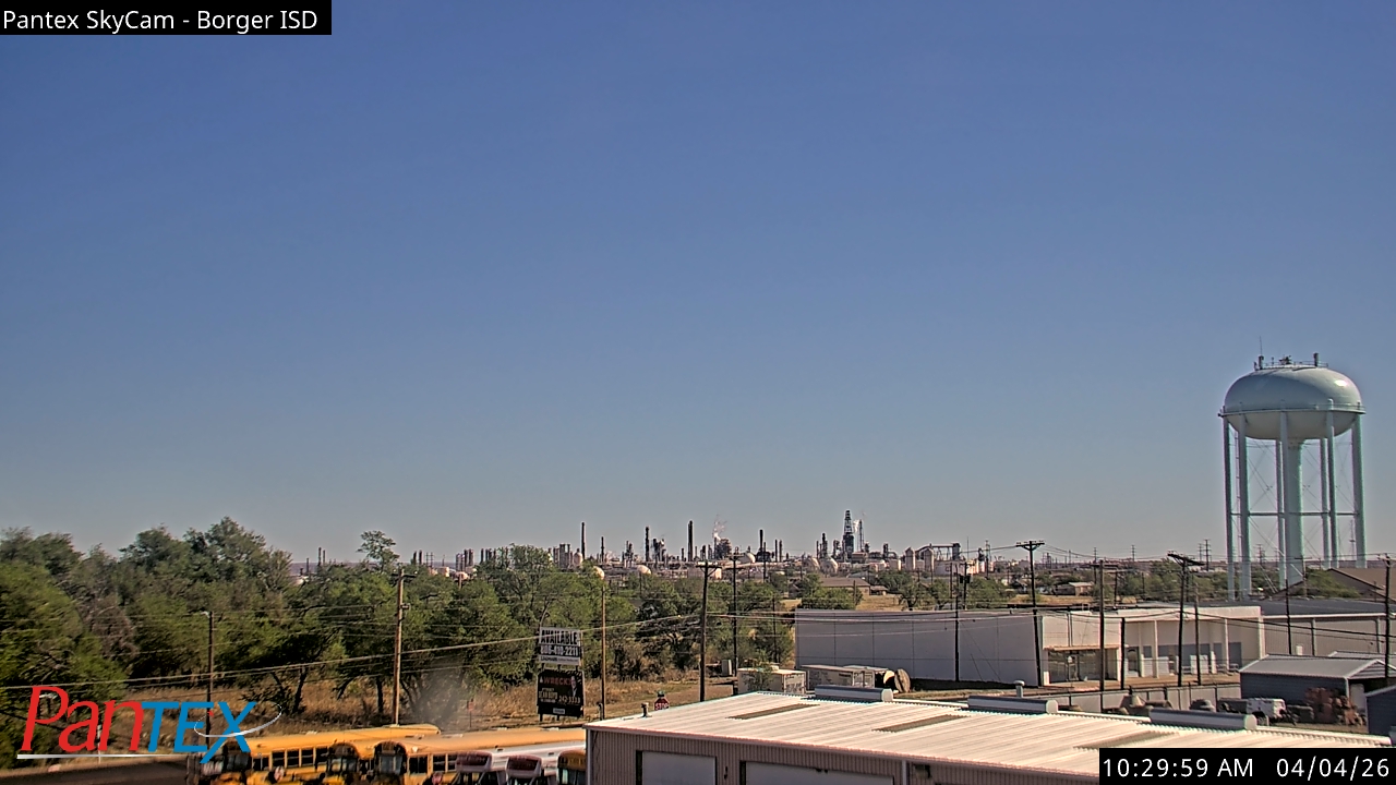 Thumbnail for current weather camera view from Borger ISD in Borger, Texas