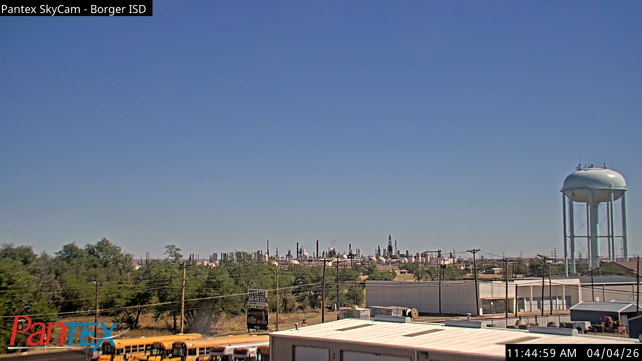 Thumbnail for current weather camera view from Borger ISD in Borger, Texas