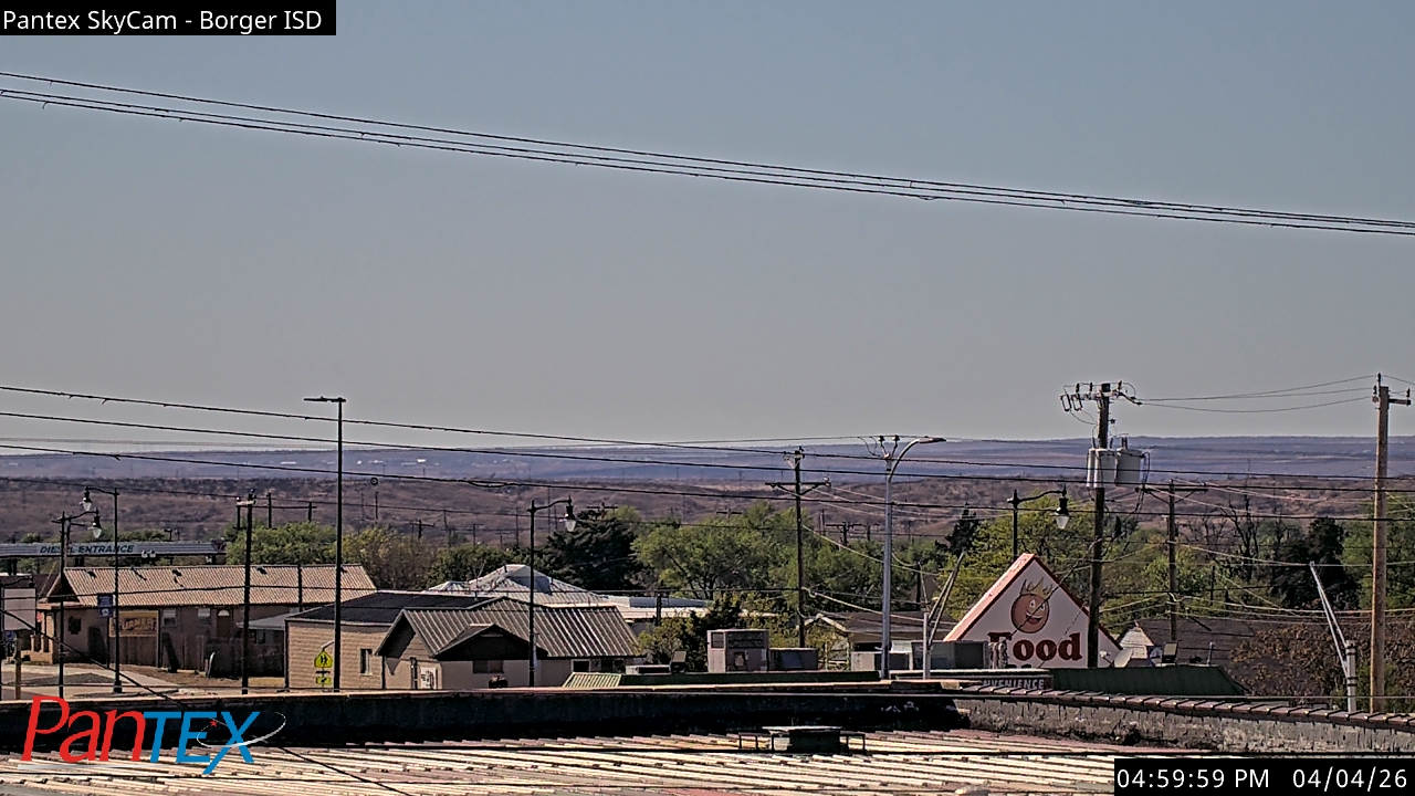 Thumbnail for current weather camera view from Borger ISD in Borger, Texas