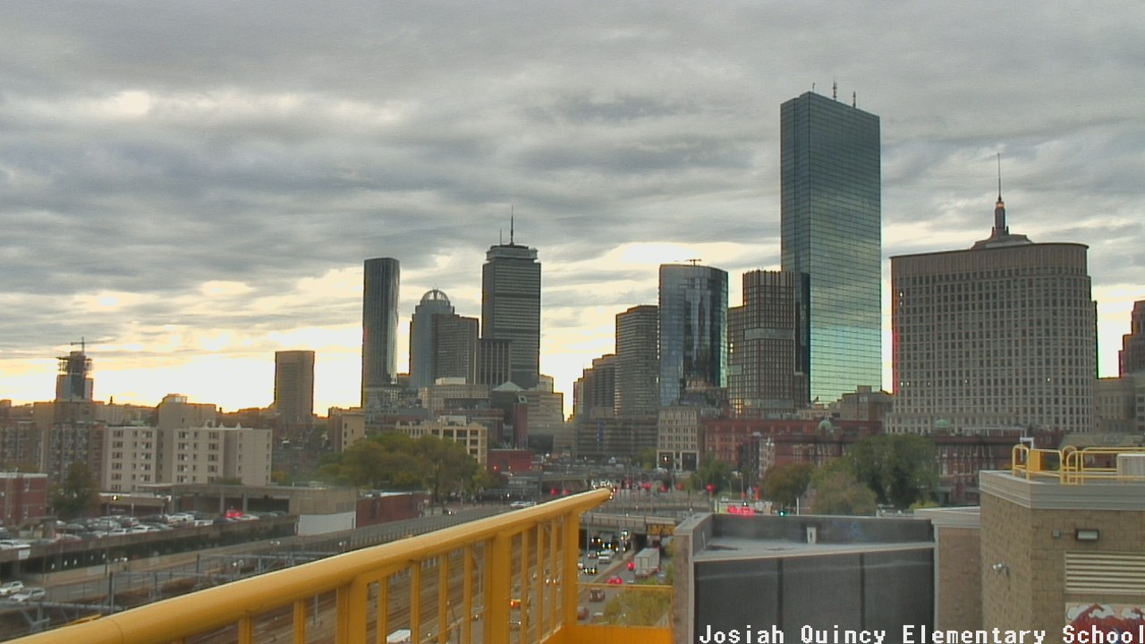 Thumbnail for current weather camera view from Josiah Quincy ES in Boston, Massachusetts