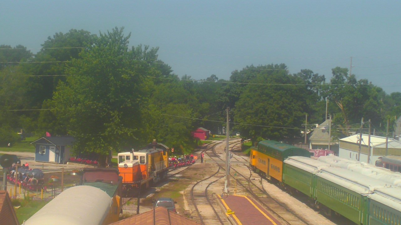Thumbnail for current weather camera view from Boone Scenic Valley Railroad in Boone, Iowa