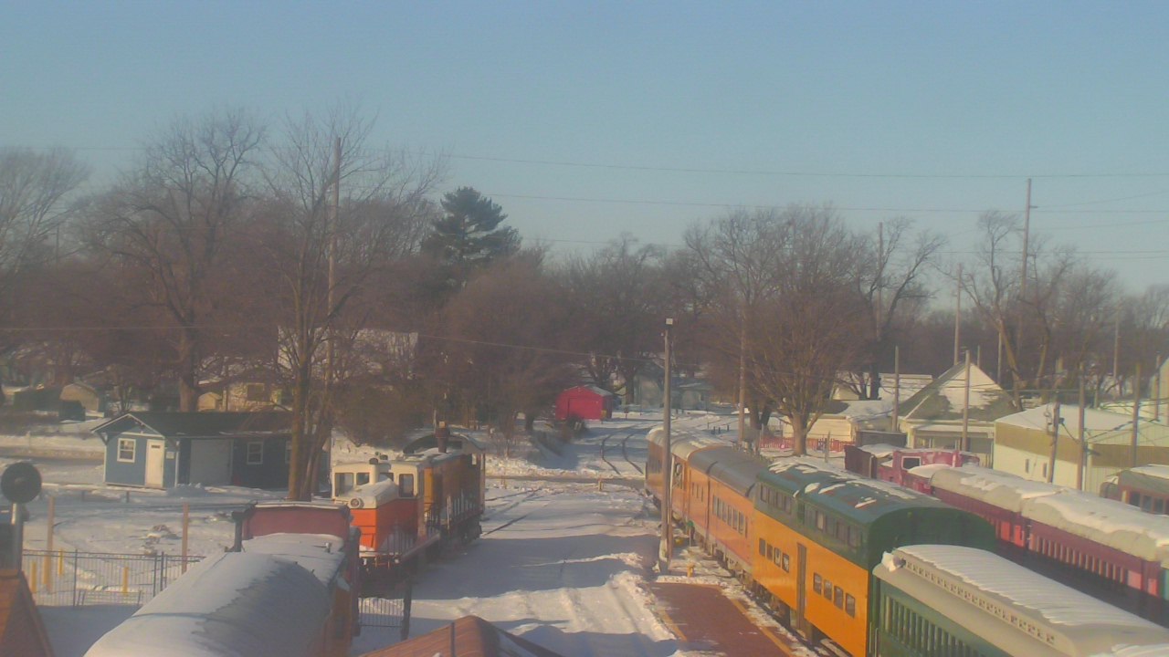 Thumbnail for current weather camera view from Boone Scenic Valley Railroad in Boone, Iowa