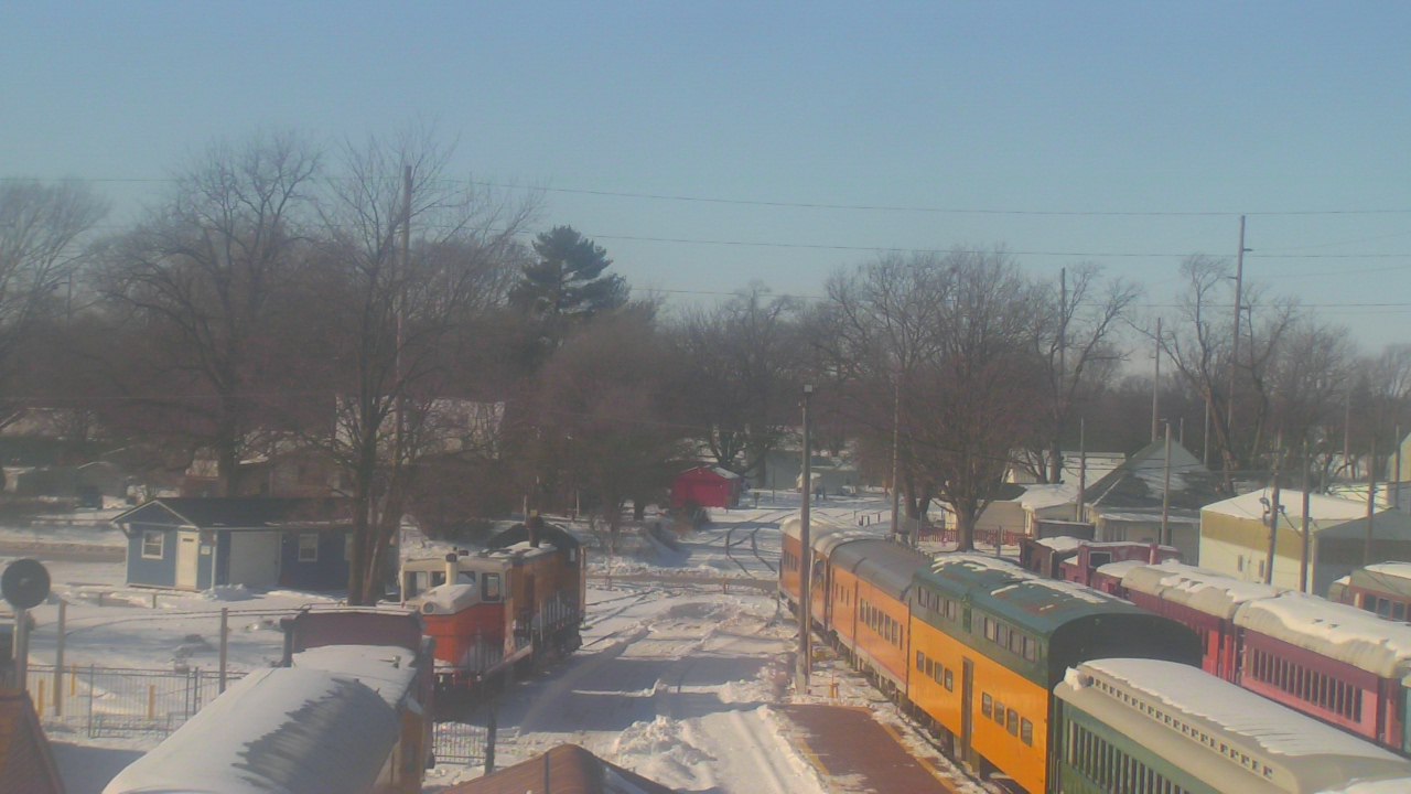 Thumbnail for current weather camera view from Boone Scenic Valley Railroad in Boone, Iowa