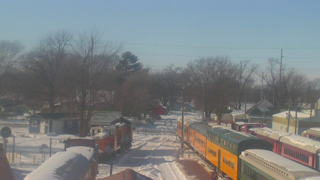 Thumbnail for current weather camera view from Boone Scenic Valley Railroad in Boone, Iowa