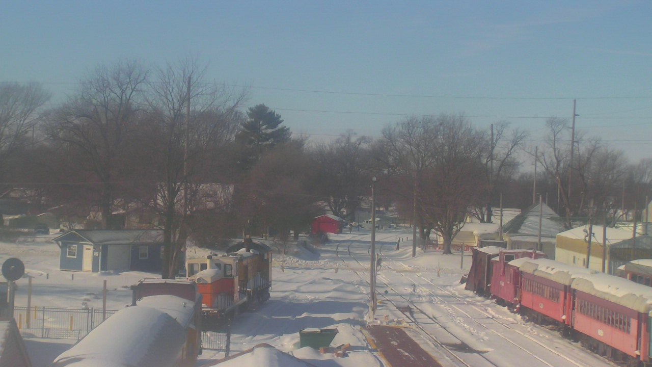 Thumbnail for current weather camera view from Boone Scenic Valley Railroad in Boone, Iowa