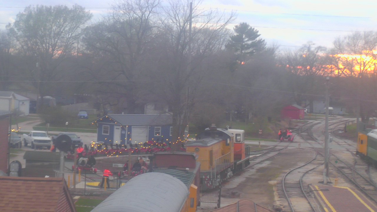 Thumbnail for current weather camera view from Boone Scenic Valley Railroad in Boone, Iowa