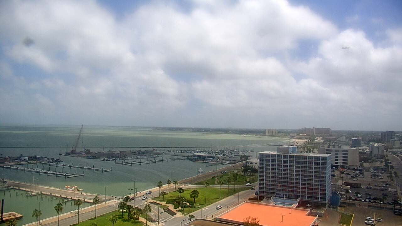 Thumbnail for current weather camera view from First Community Bank in Corpus Christi, Texas