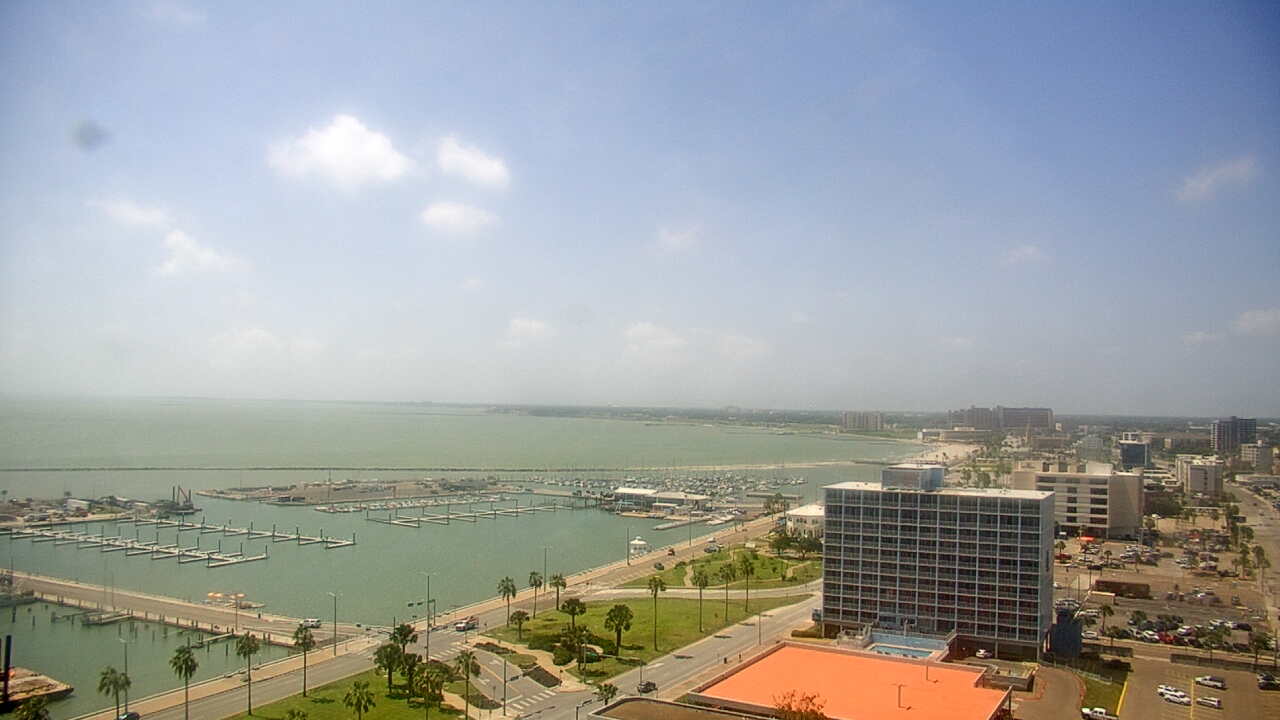 Thumbnail for current weather camera view from First Community Bank in Corpus Christi, Texas