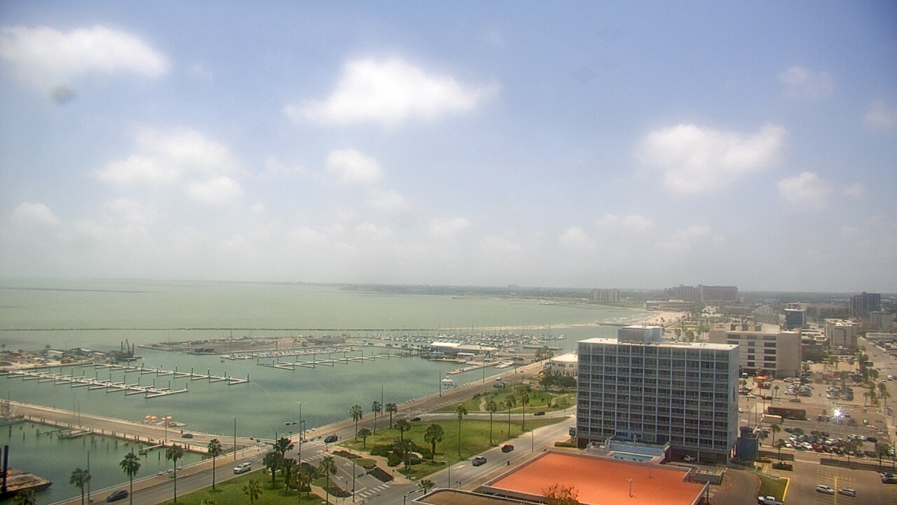 Thumbnail for current weather camera view from First Community Bank in Corpus Christi, Texas