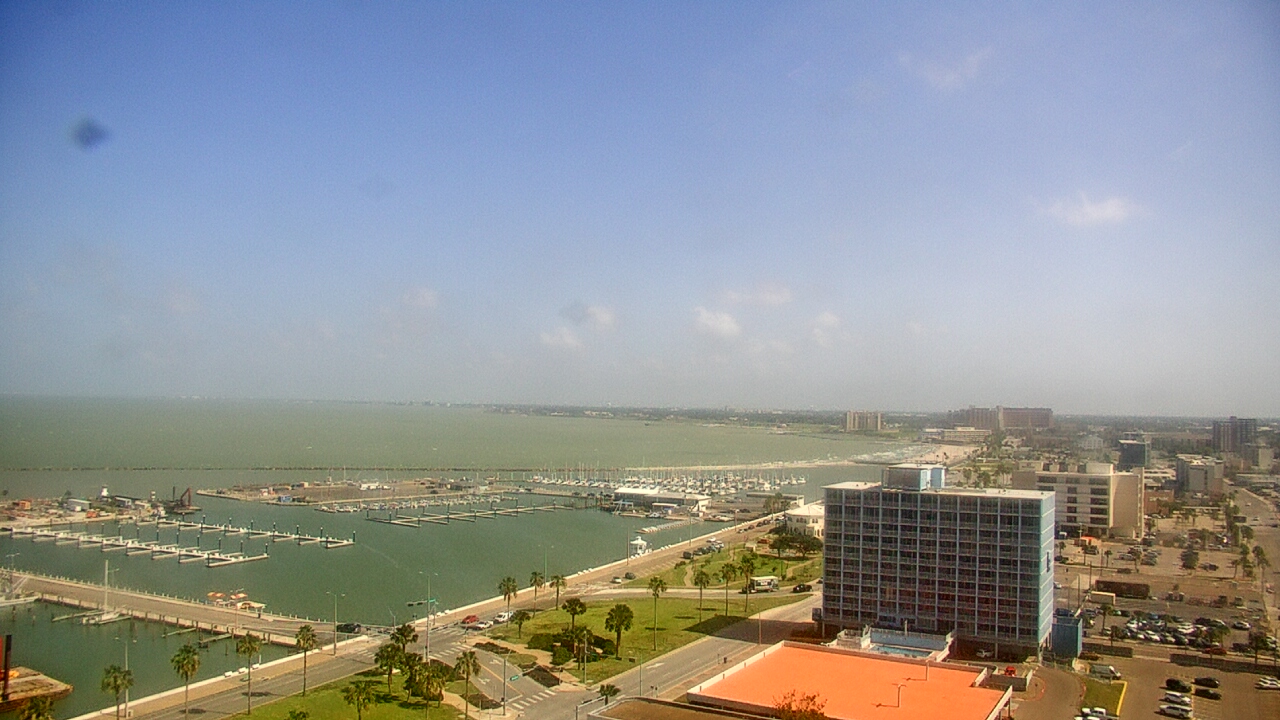 Thumbnail for current weather camera view from First Community Bank in Corpus Christi, Texas