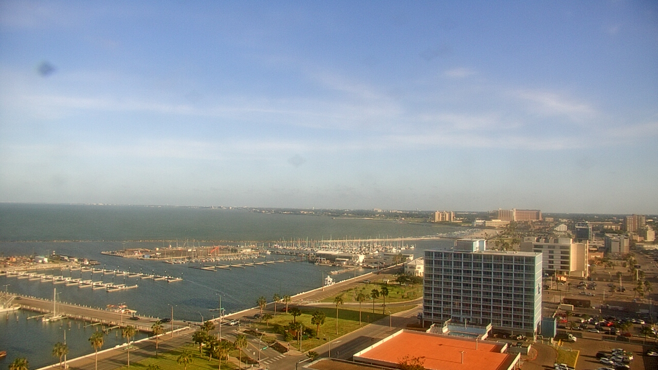 Thumbnail for current weather camera view from First Community Bank in Corpus Christi, Texas