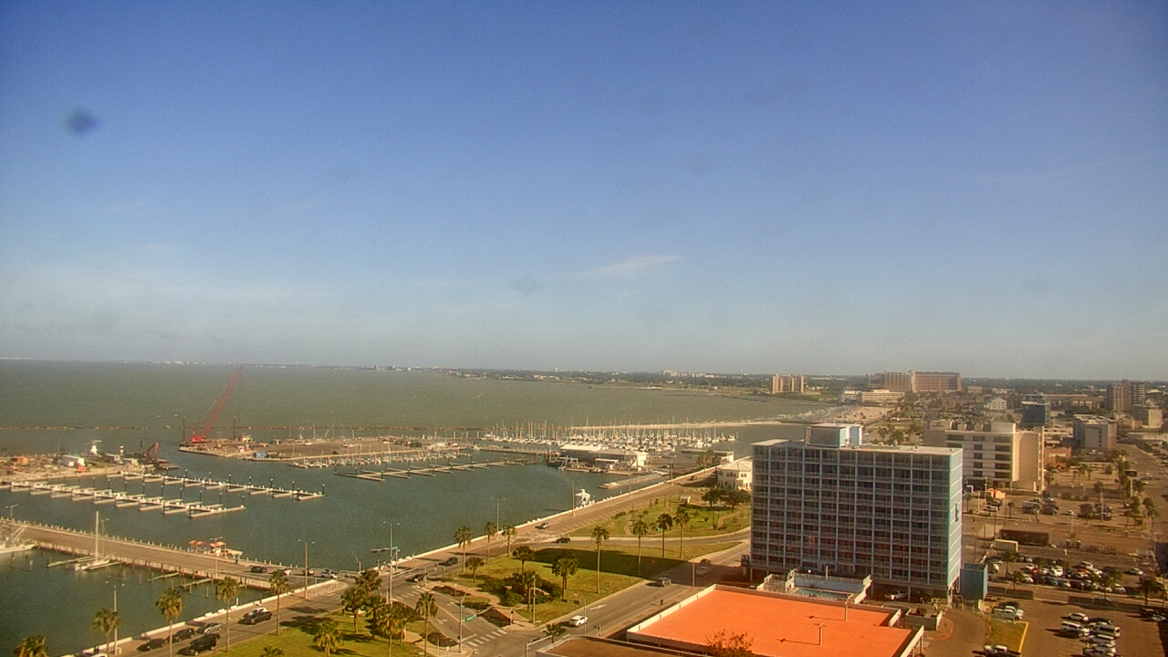 Thumbnail for current weather camera view from First Community Bank in Corpus Christi, Texas