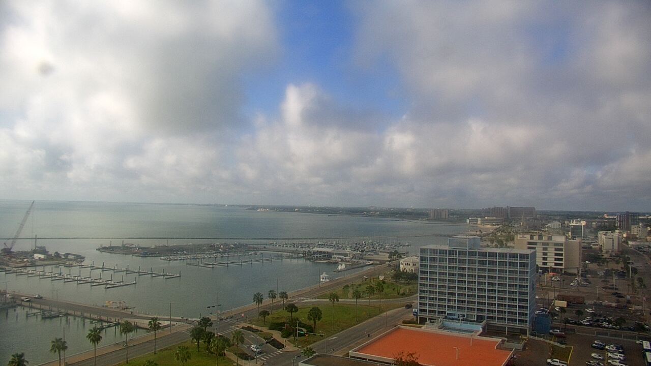Thumbnail for current weather camera view from First Community Bank in Corpus Christi, Texas
