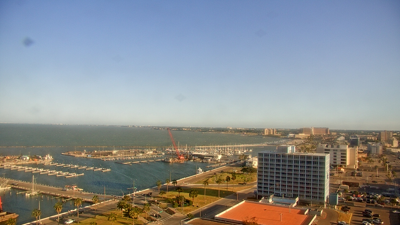 Thumbnail for current weather camera view from First Community Bank in Corpus Christi, Texas