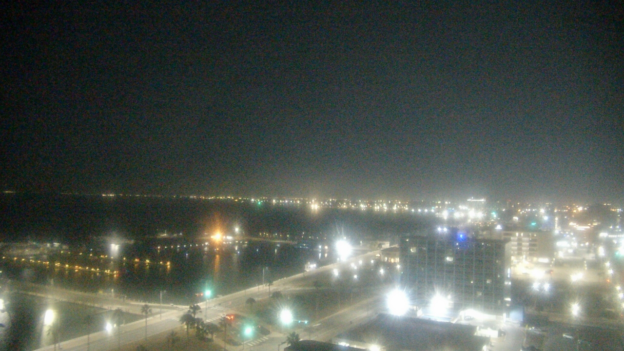 Thumbnail for current weather camera view from First Community Bank in Corpus Christi, Texas