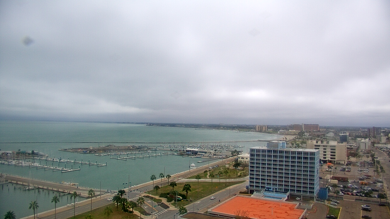 Thumbnail for current weather camera view from First Community Bank in Corpus Christi, Texas
