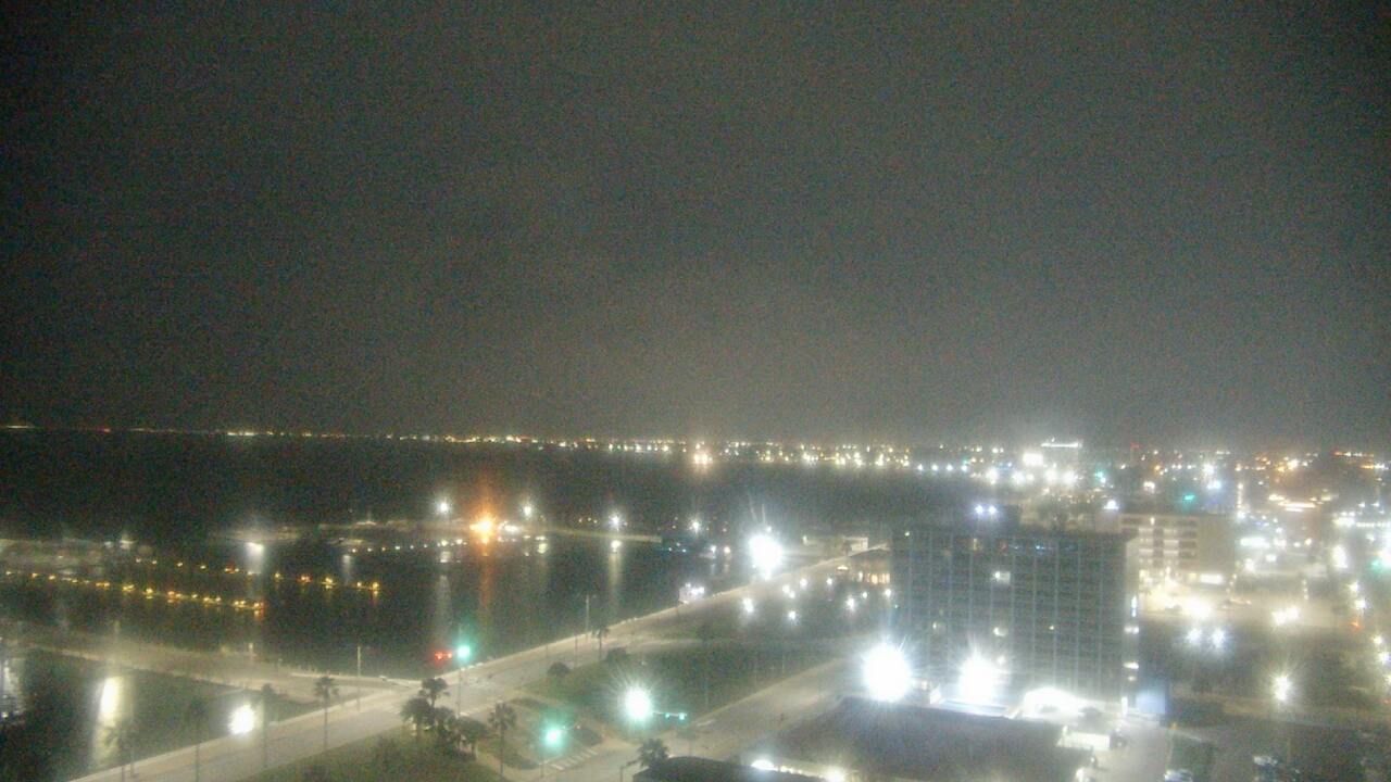 Thumbnail for current weather camera view from First Community Bank in Corpus Christi, Texas