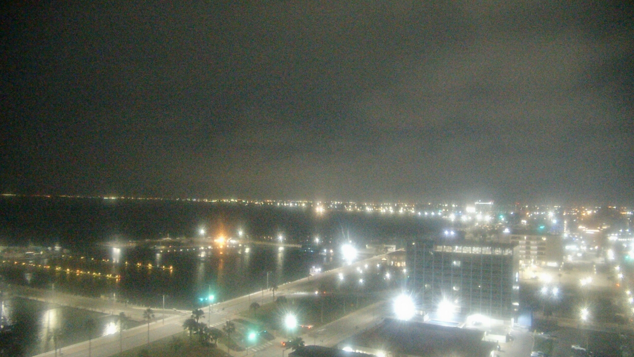 Thumbnail for current weather camera view from First Community Bank in Corpus Christi, Texas