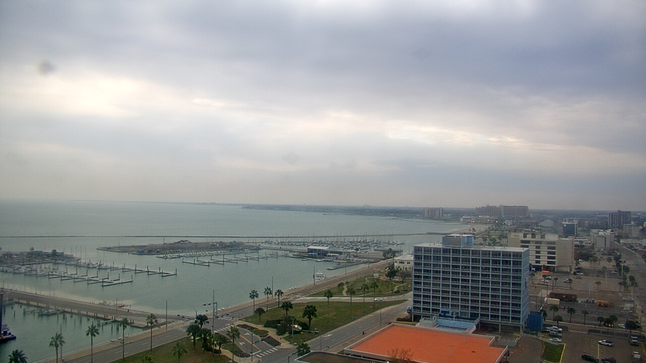 Thumbnail for current weather camera view from First Community Bank in Corpus Christi, Texas
