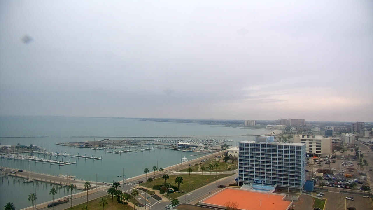 Thumbnail for current weather camera view from First Community Bank in Corpus Christi, Texas