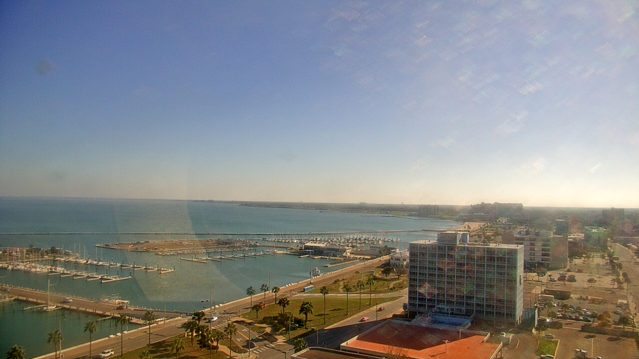 Thumbnail for current weather camera view from First Community Bank in Corpus Christi, Texas