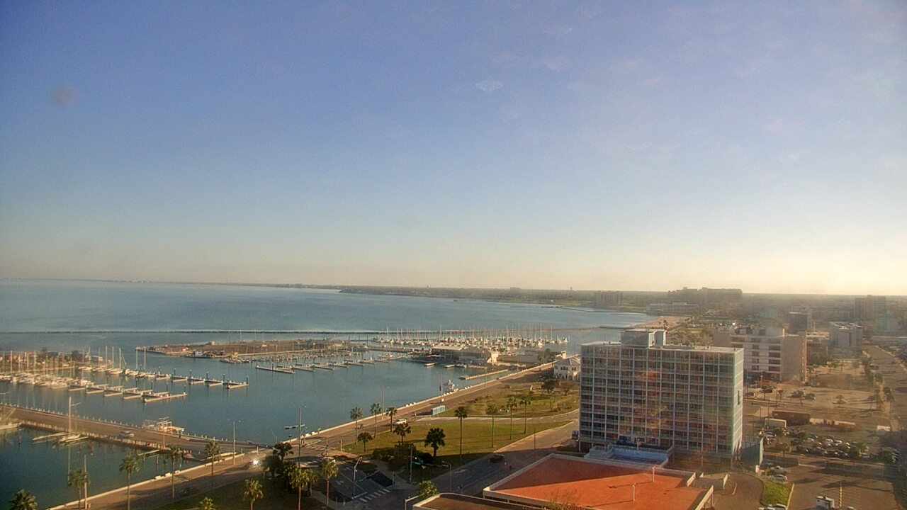 Thumbnail for current weather camera view from First Community Bank in Corpus Christi, Texas